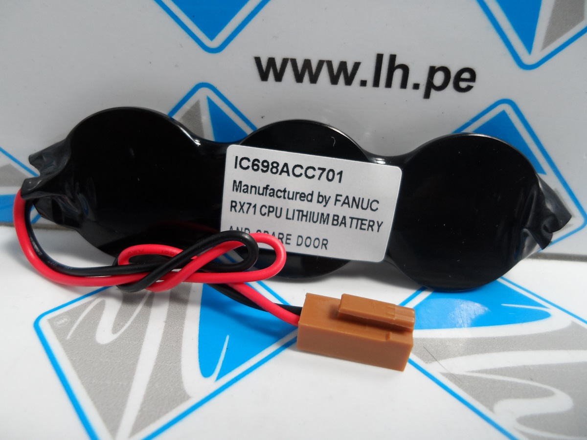 IC698ACC701       GE Fanuc IC698-ACC-701 Battery 3.0V Lithium PLC